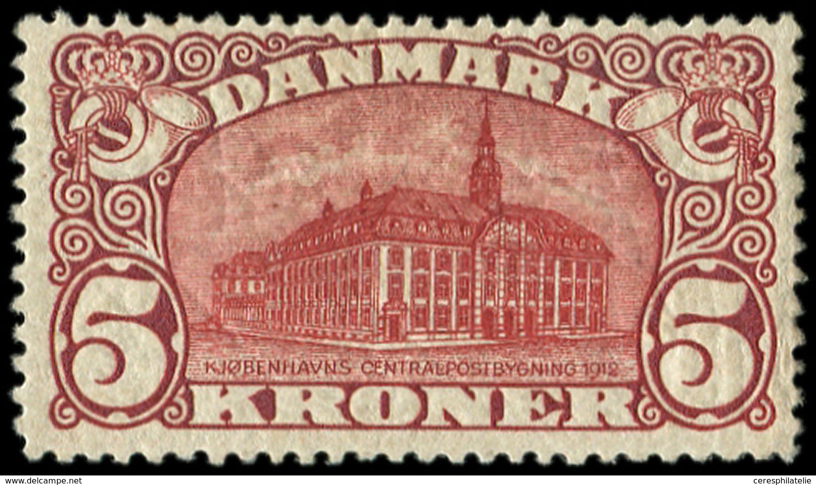 * DANEMARK 68 : 5k. Carmin, Hôtel Des Postes, TB - Other & Unclassified