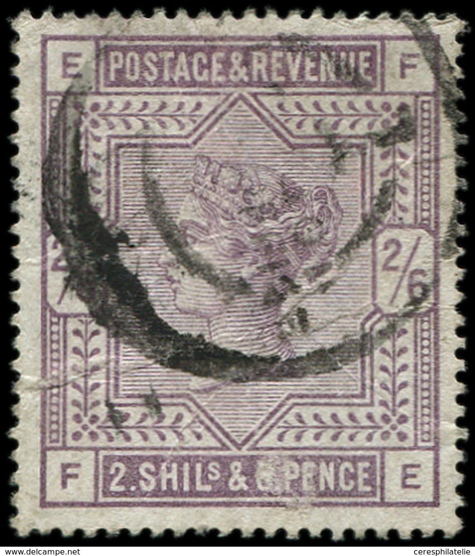 GRANDE BRETAGNE 86 : 2/6 Violet, Obl., TB - Unused Stamps