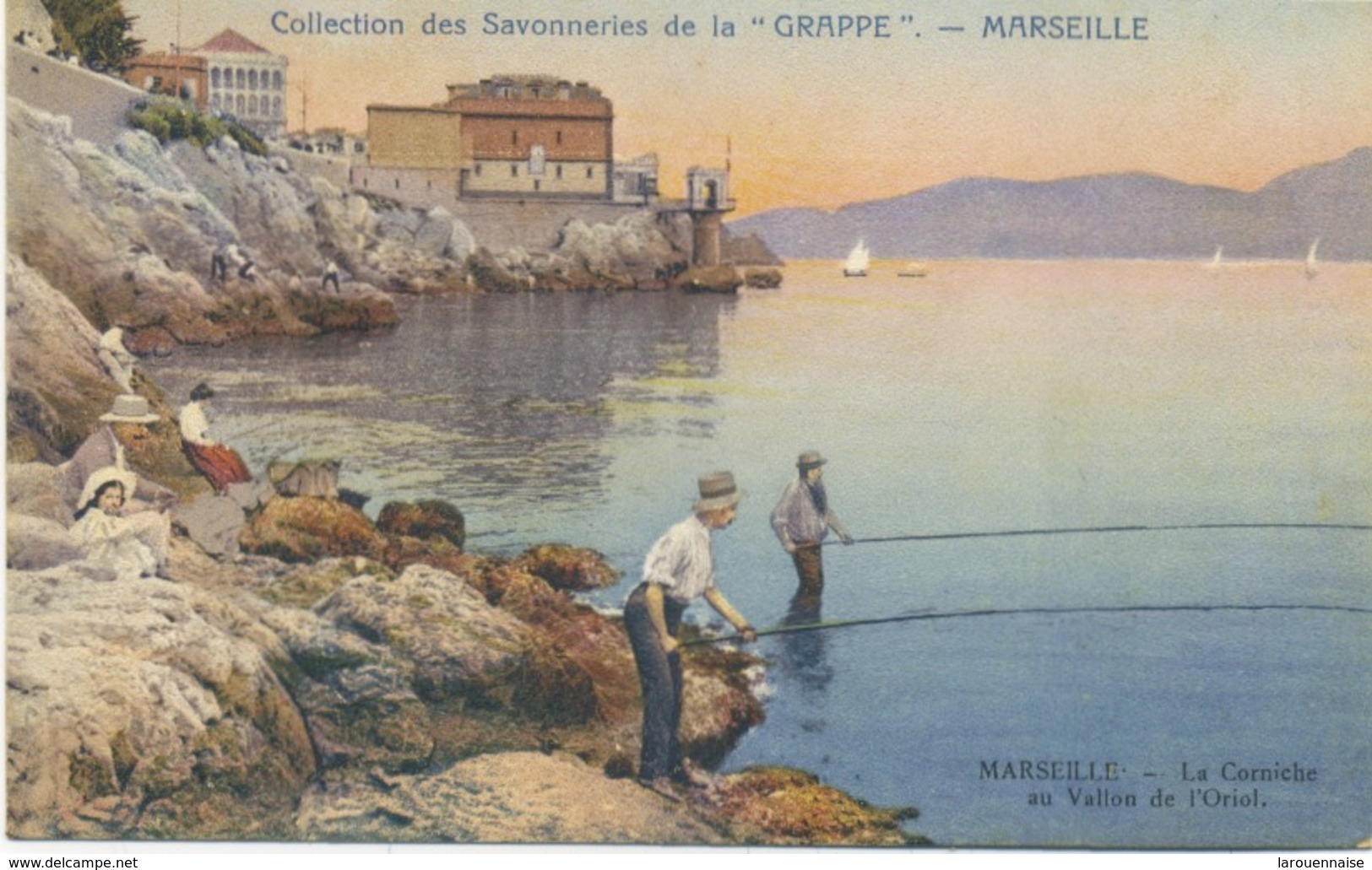 13 - Marseille : Savonneries De La "Grappe" , La Corniche Au Vallon De L'Oriol. - Non Classés