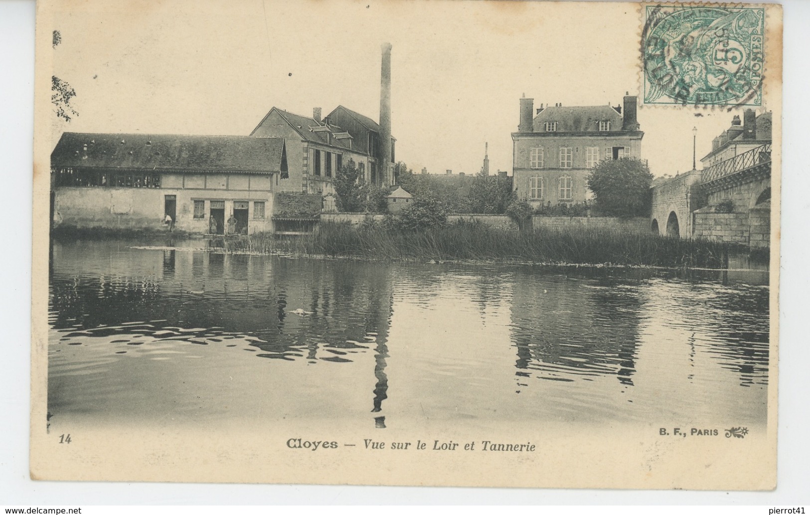 CLOYES SUR LE LOIR - Vue Sur Le Loir Et Tannerie - Cloyes-sur-le-Loir