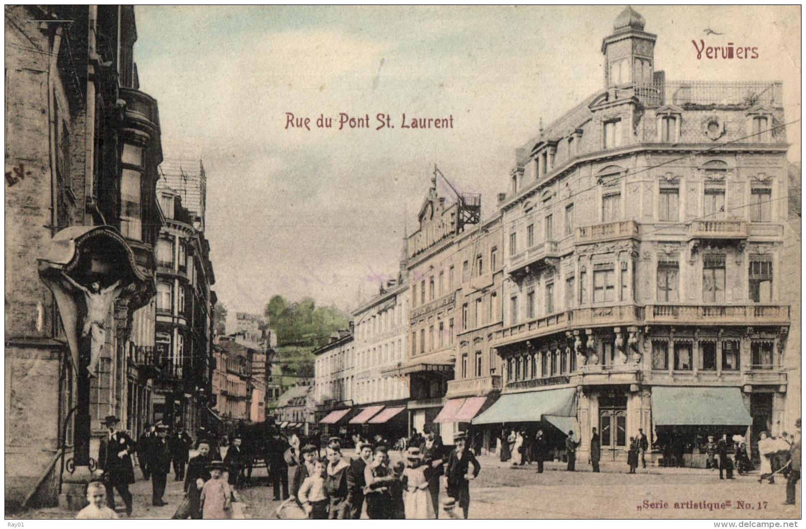 BELGIQUE - LIEGE - VERVIERS - Rue Du Pont St. Laurent. - Verviers