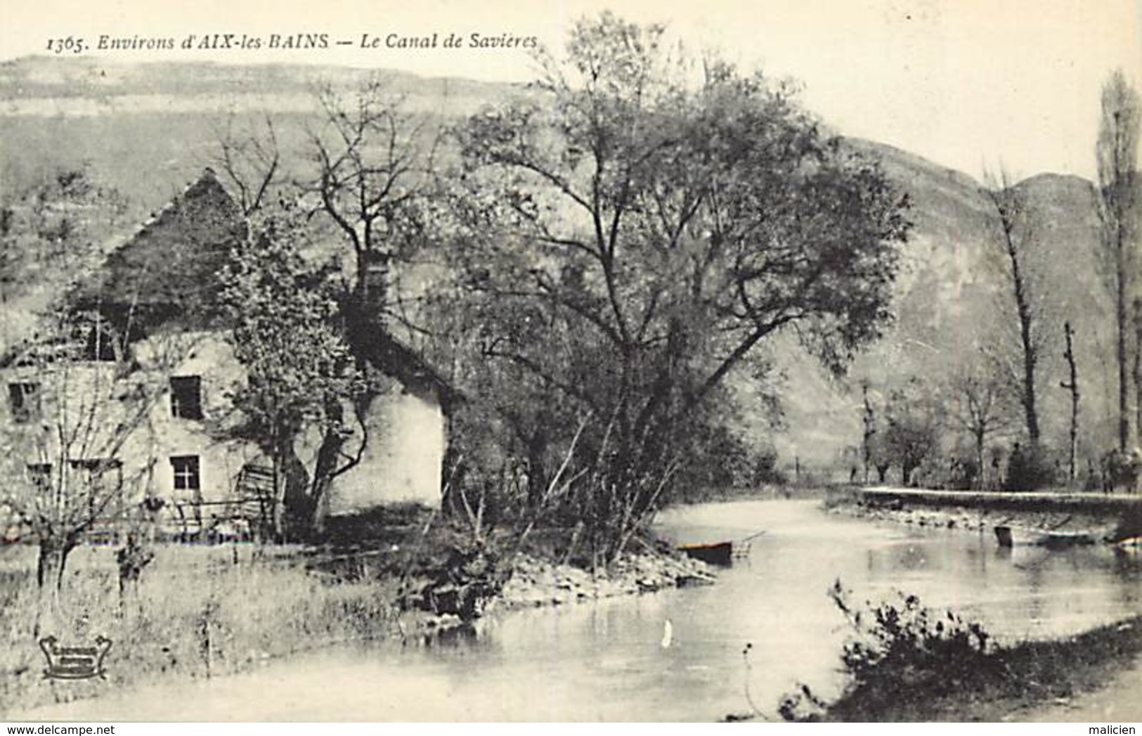 - Savoie -ref-A783- Le Canal De Savieres - Canaux - Carte Bon Etat - - Autres & Non Classés