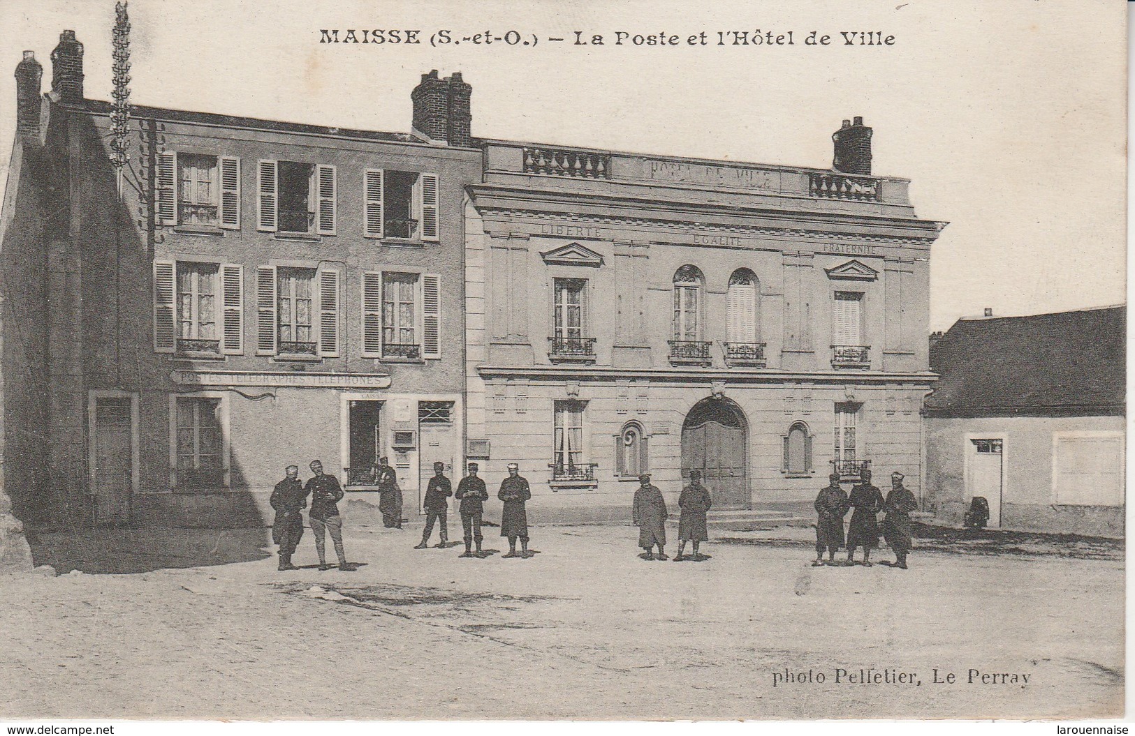 91 - MAISSE - La Poste Et L' Hôtel DeVille - Autres & Non Classés