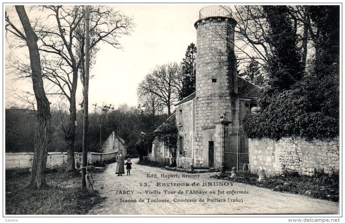 91 Environs De BRUNOY - JARCY - Vieille Tour De L'abbaye Où Fut Enfermée Jeanne De Toulouse - Autres & Non Classés