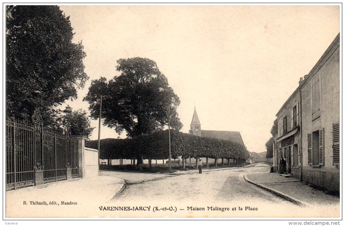 91 VARENNES-JARCY - Maison Malingre Et La Place - Autres & Non Classés