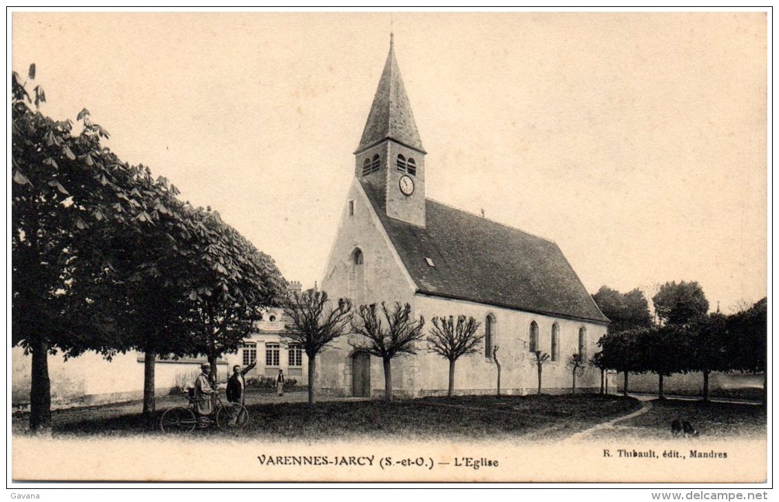 91 VARENNES-JARCY - L'église - Otros & Sin Clasificación