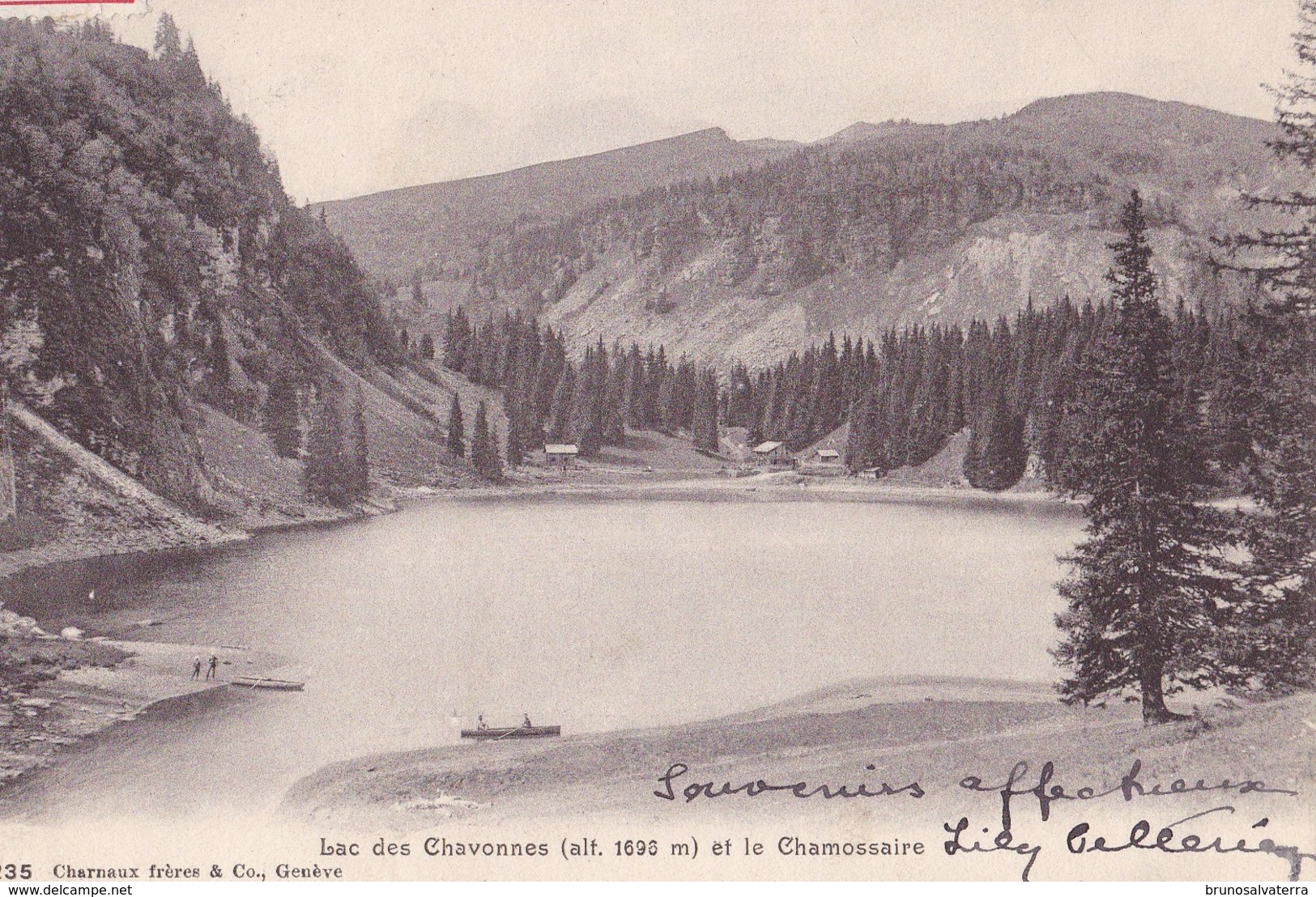 ORMONT-DESSOUS - Lac Des Chavonnes Et Le Chamossaire - Ormont-Dessous