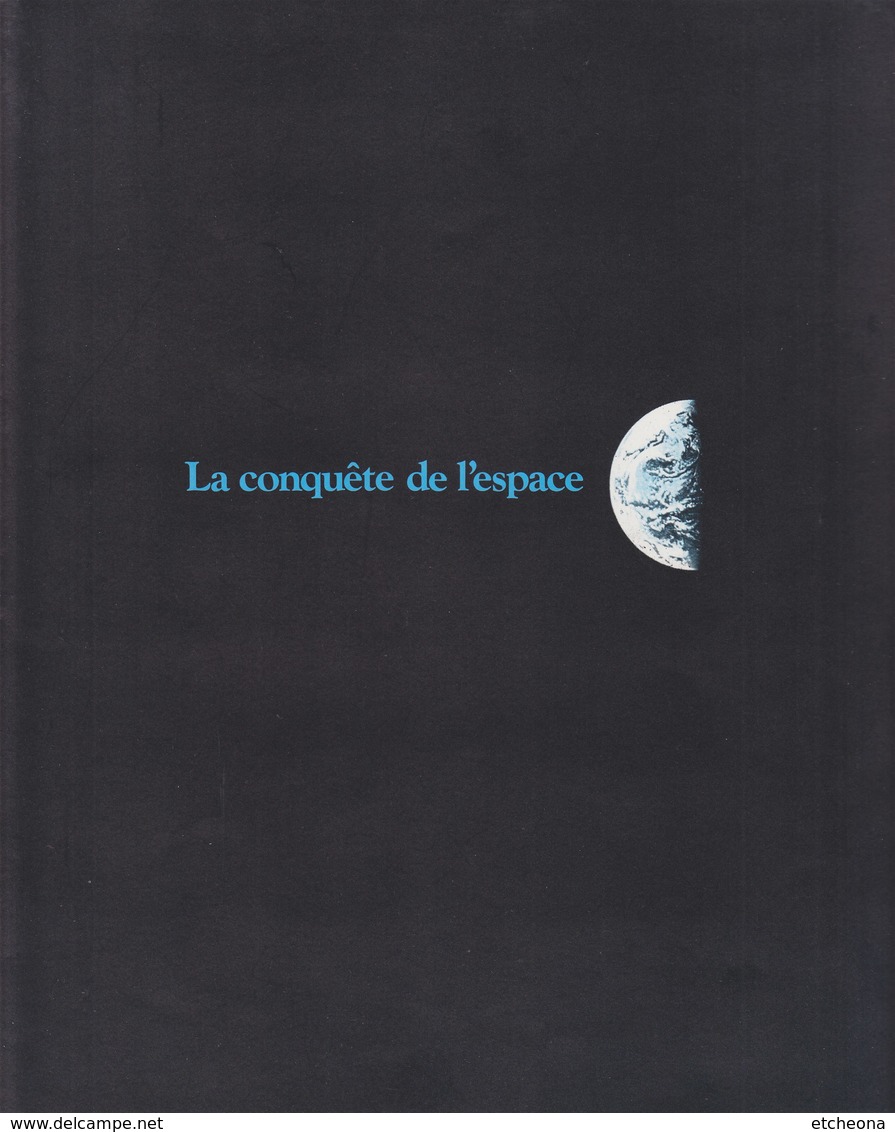 = Encart Double La Conquête De L'espace En 7 Timbres - Other & Unclassified