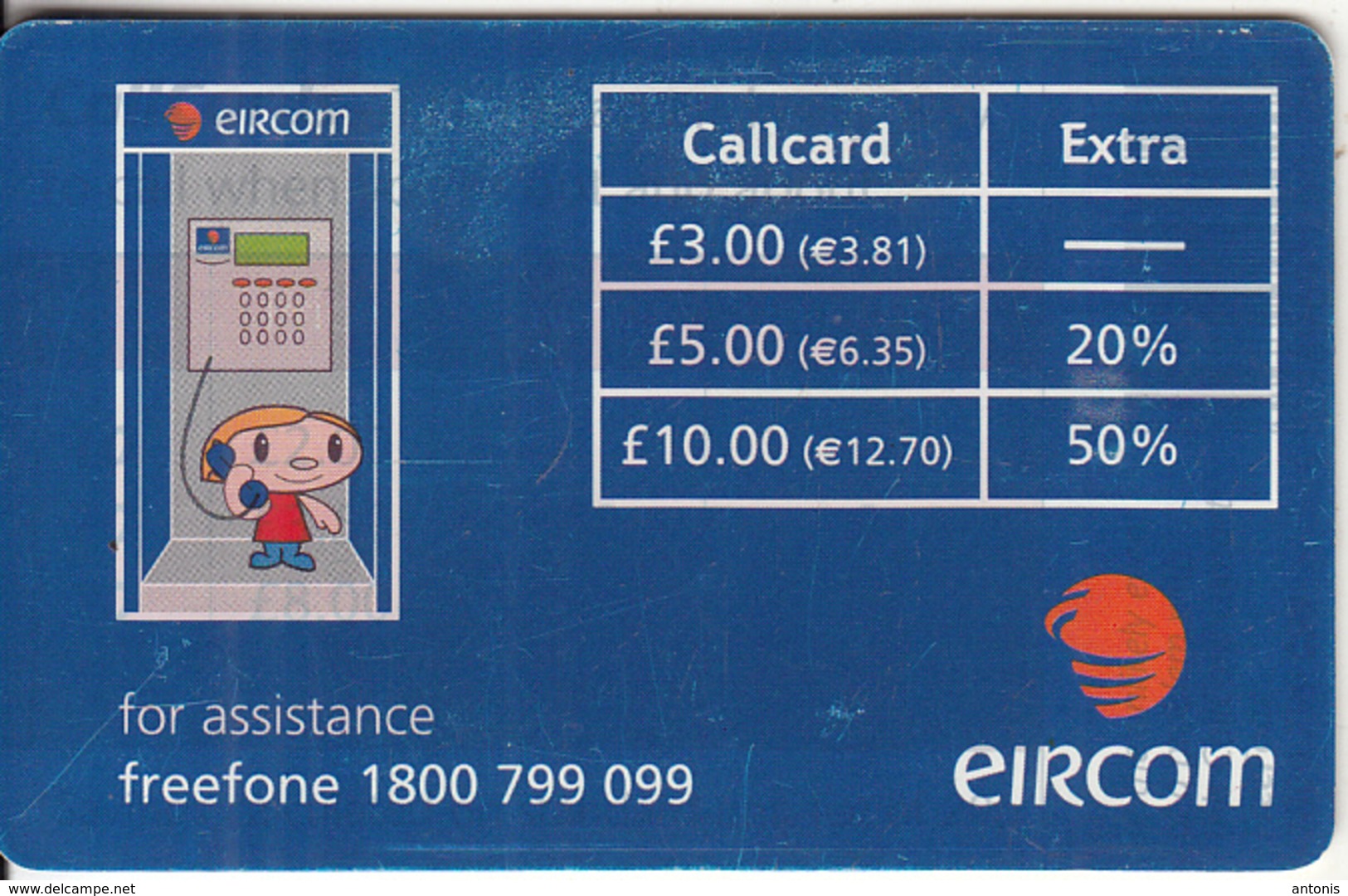 IRELAND - Simply Talk/Now 20% More Call Time, Chip SC7, Used - Ireland