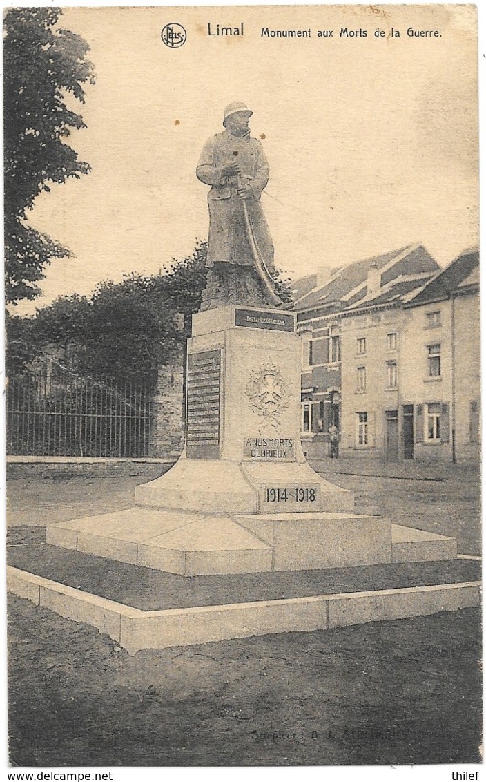 Limal NA3: Monument Aux Morts De La Guerre - Waver