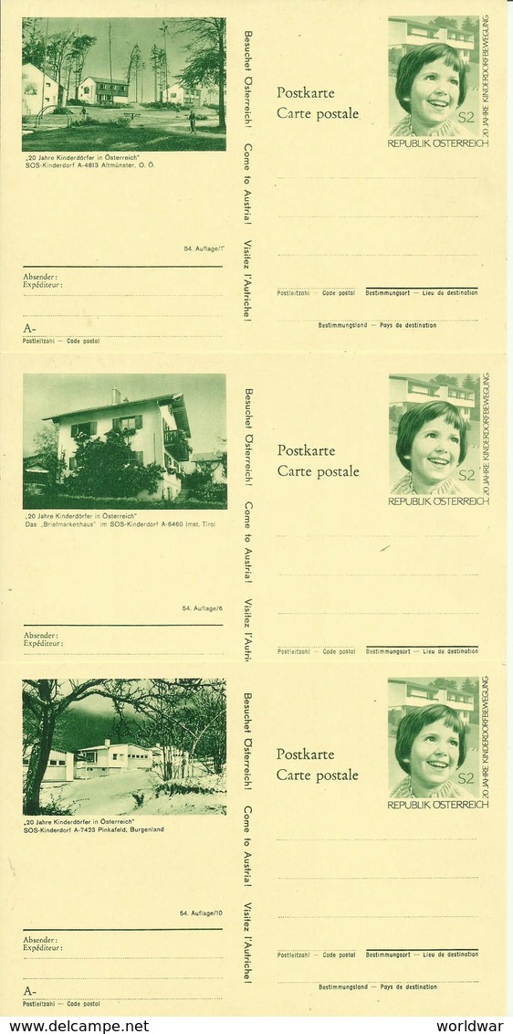 1969  Kinderdorfen 3 Verschiedene Postkarten 2 S - Autres & Non Classés