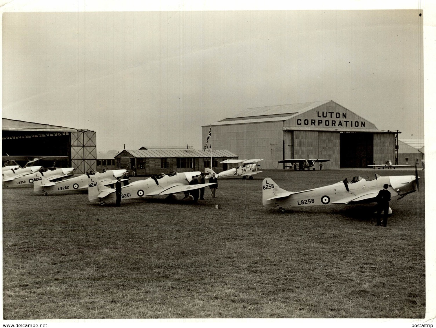 LUTON CORPORATION  MILES MAGISTER   21 * 16  CM Aviation, AIRPLAIN, AVION AIRCRAFT - Aviación