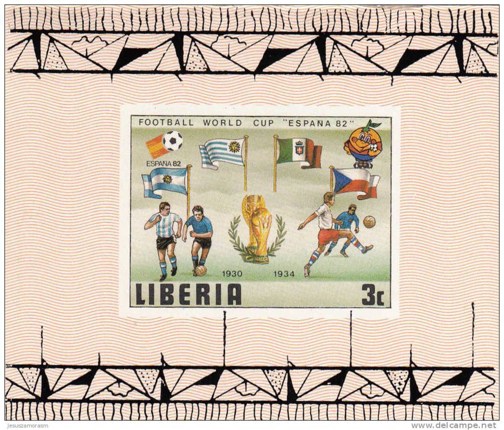 Liberia Nº 886 Al 891 En Hojas SOBRECARGADAS - 1982 – Espagne