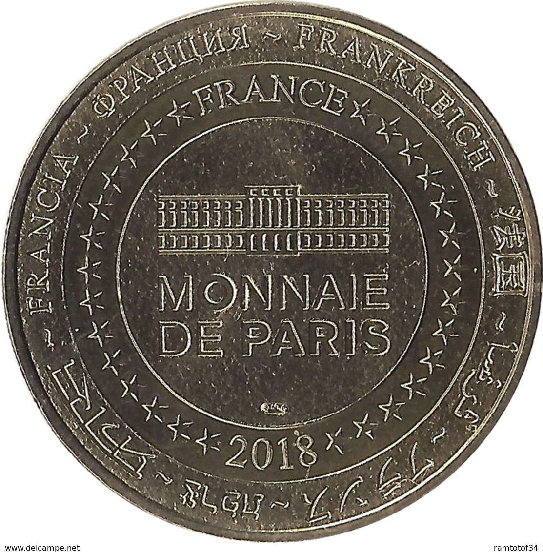 2018 MDP280 - LES SABLES D'OLONNE - LS800 (1218 - 2018) / MONNAIE DE PARIS - 2018