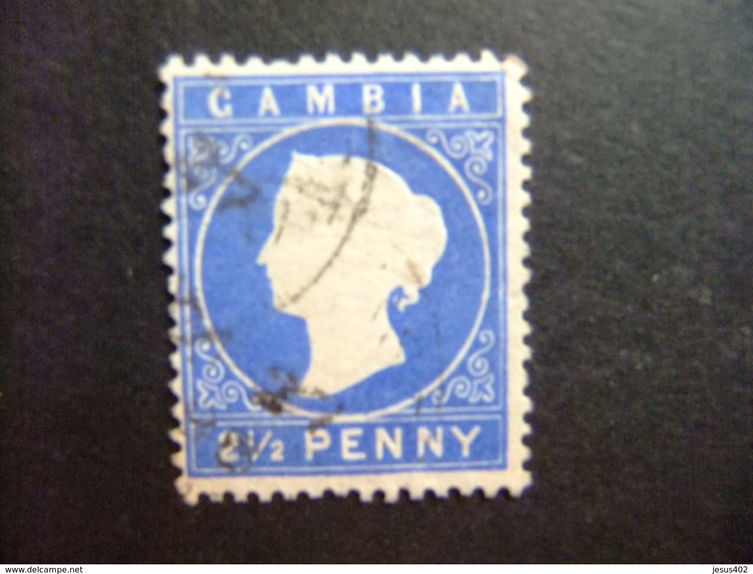 Gambia Gambie 1886 Reina Victoria  Yvert 15 FU - Gambia (...-1964)