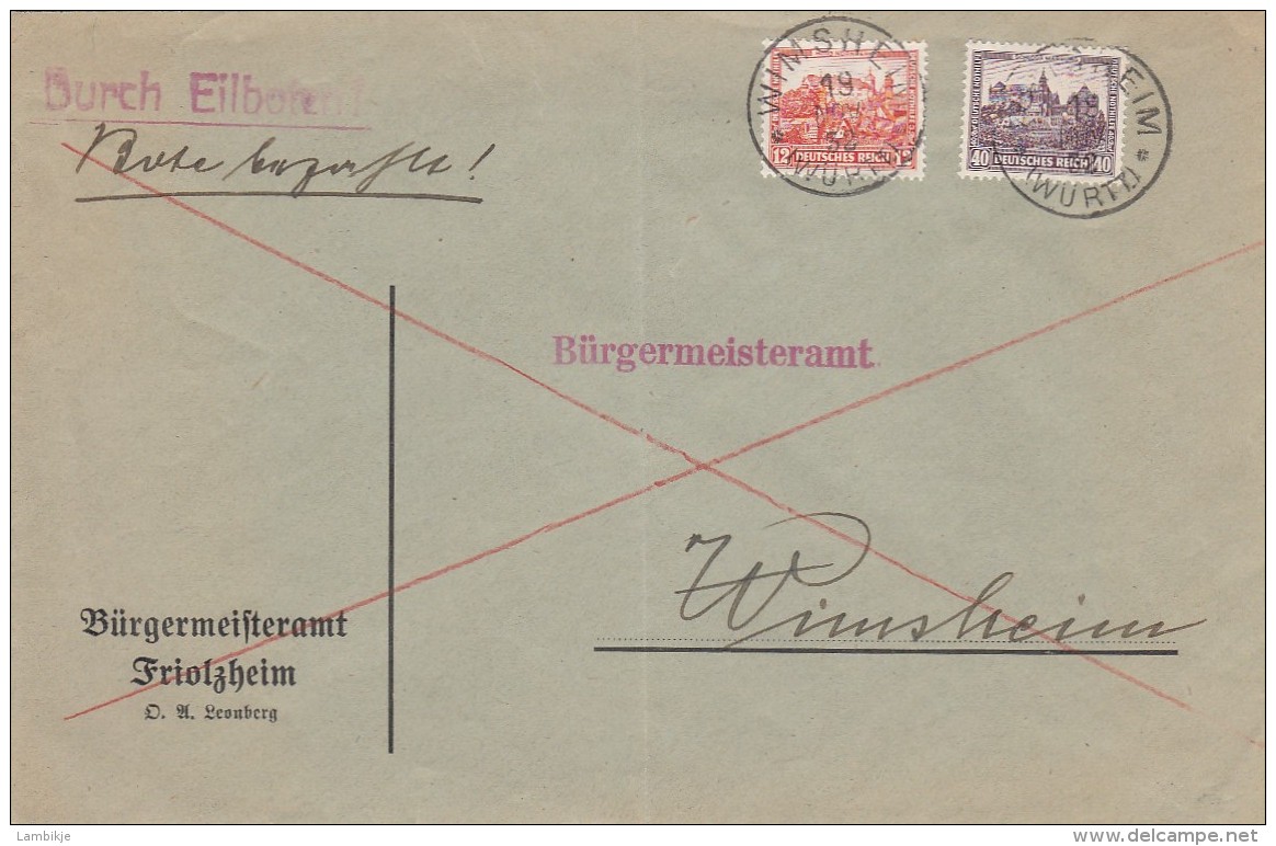 Deutsches Reich Brief 1932 - Sonstige & Ohne Zuordnung