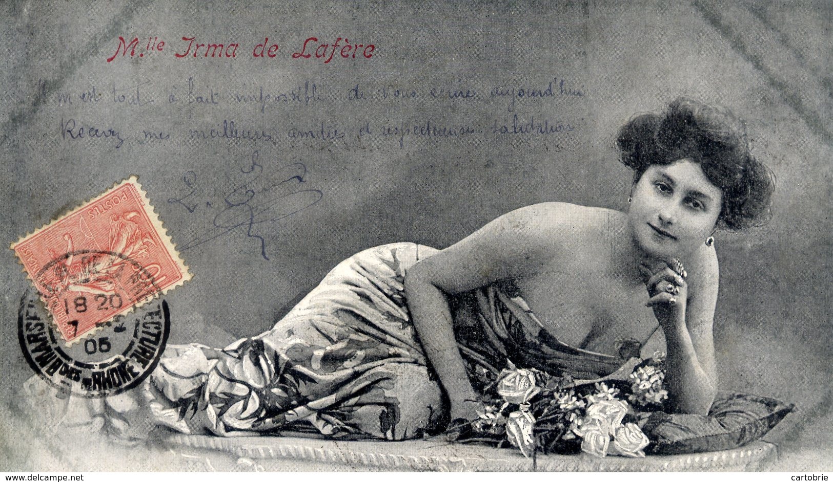 Mlle Irma DE LAFÈRE - Carte Précurseur - Theatre