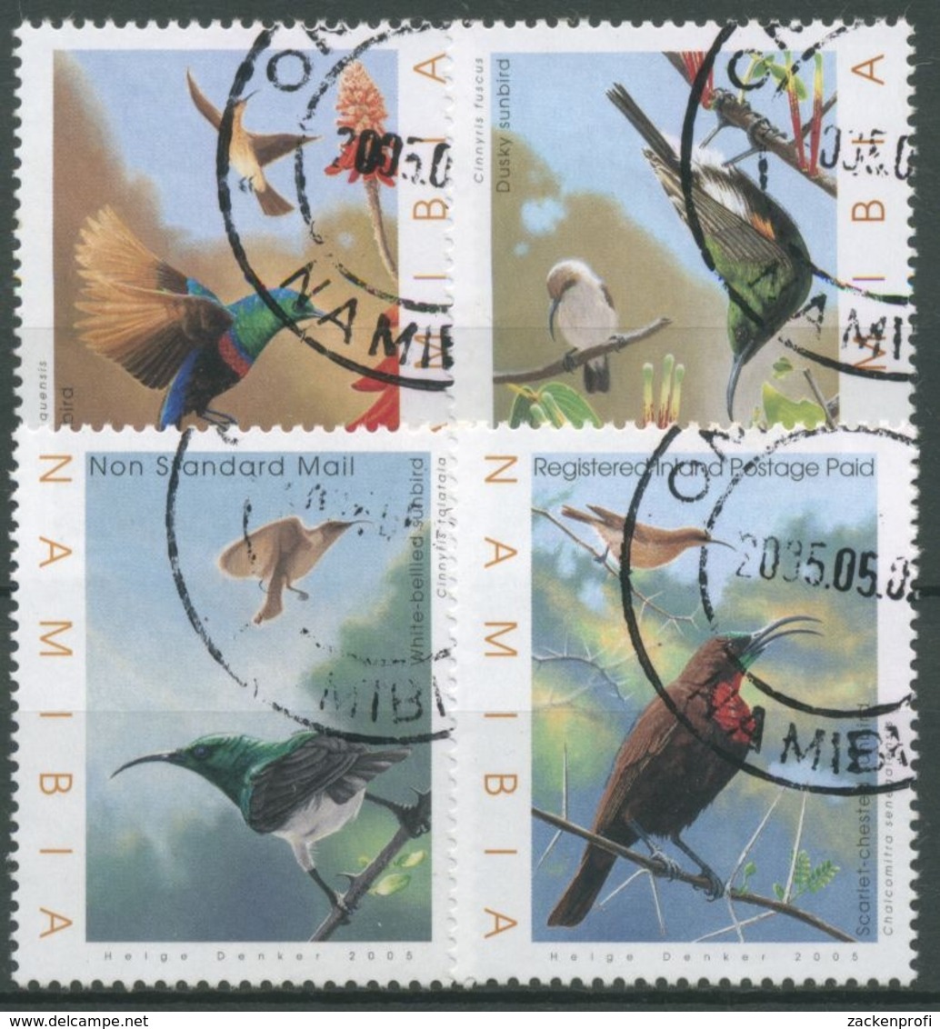 Namibia 2005 Vögel Nektarvögel 1153/56 Gestempelt - Namibie (1990- ...)