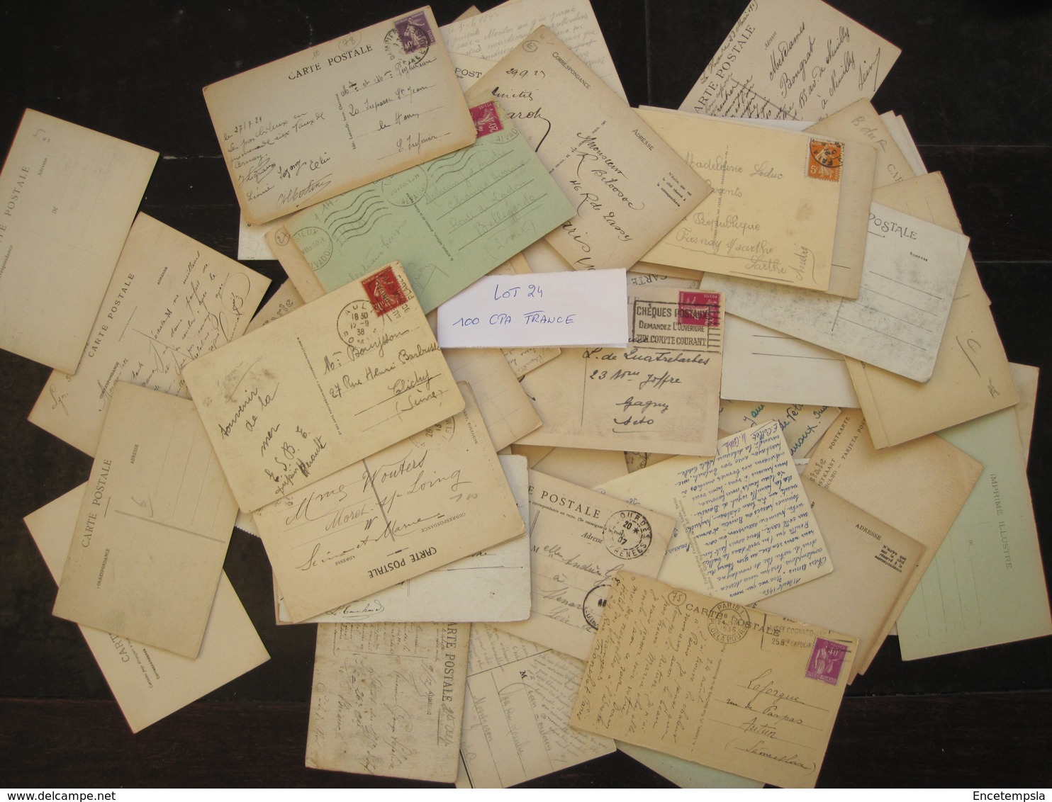 CPA - Carte postale - Lot de 100 cartes postales de France - ( Lot 24 )