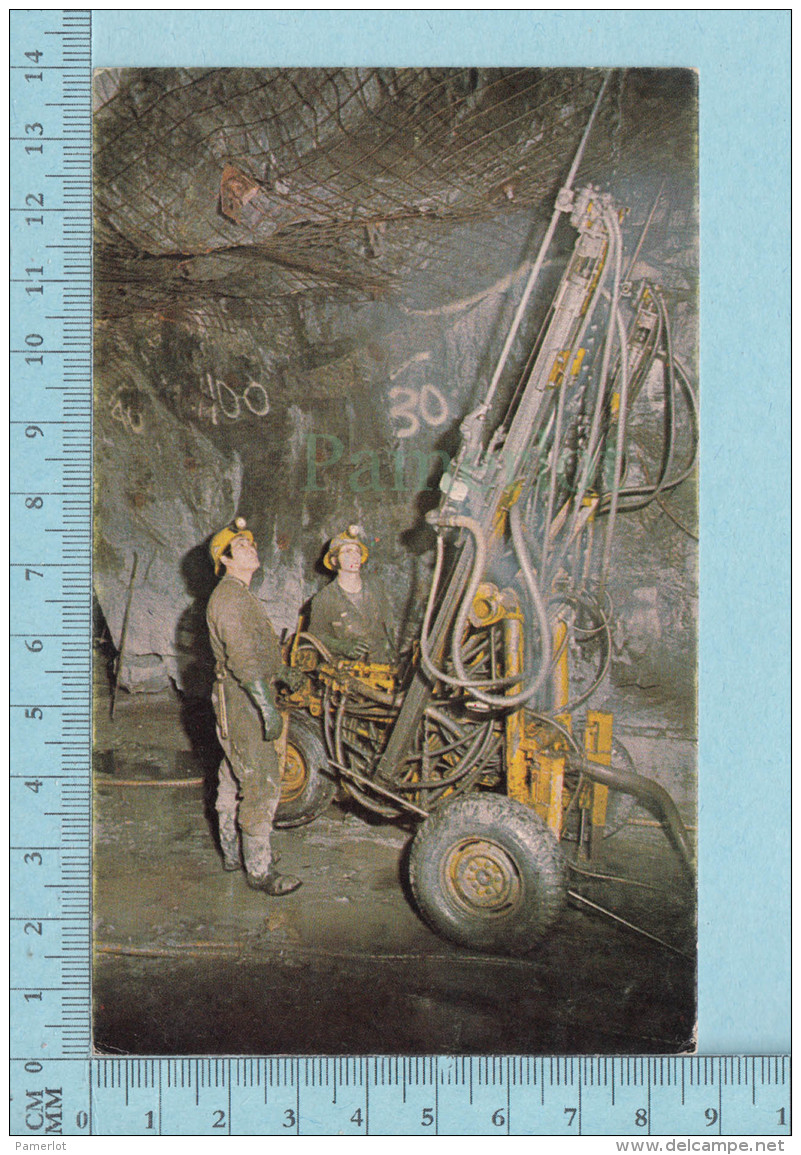 Manitoba  Canada -  Two Boom Jumbo Drill Underground At Thompson Mine - Postcard Carte Postale - Thompson