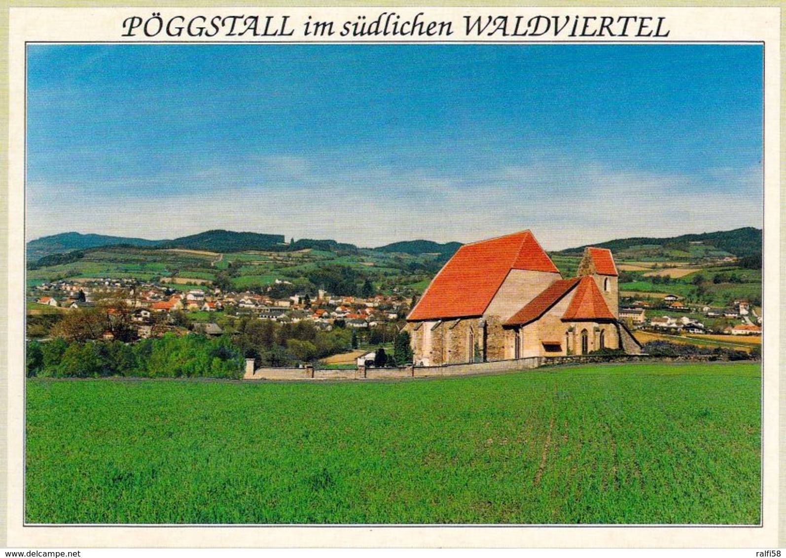 1 AK Niederösterreich * Pöggstall Mit Der Gotischen Basilika St. Anna Mit Blick Auf Pöggstall Im Waldviertel * - Other & Unclassified