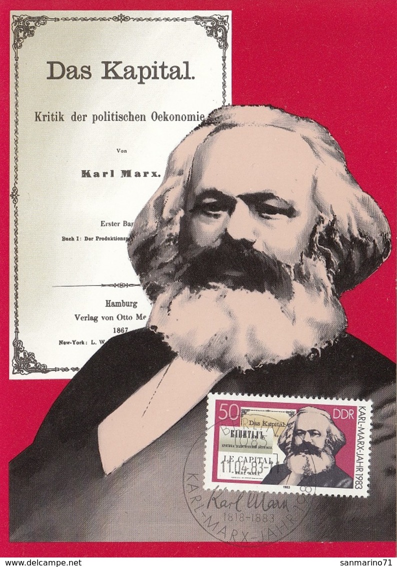 GERMANY DDR Maximum Card 2786 - Karl Marx