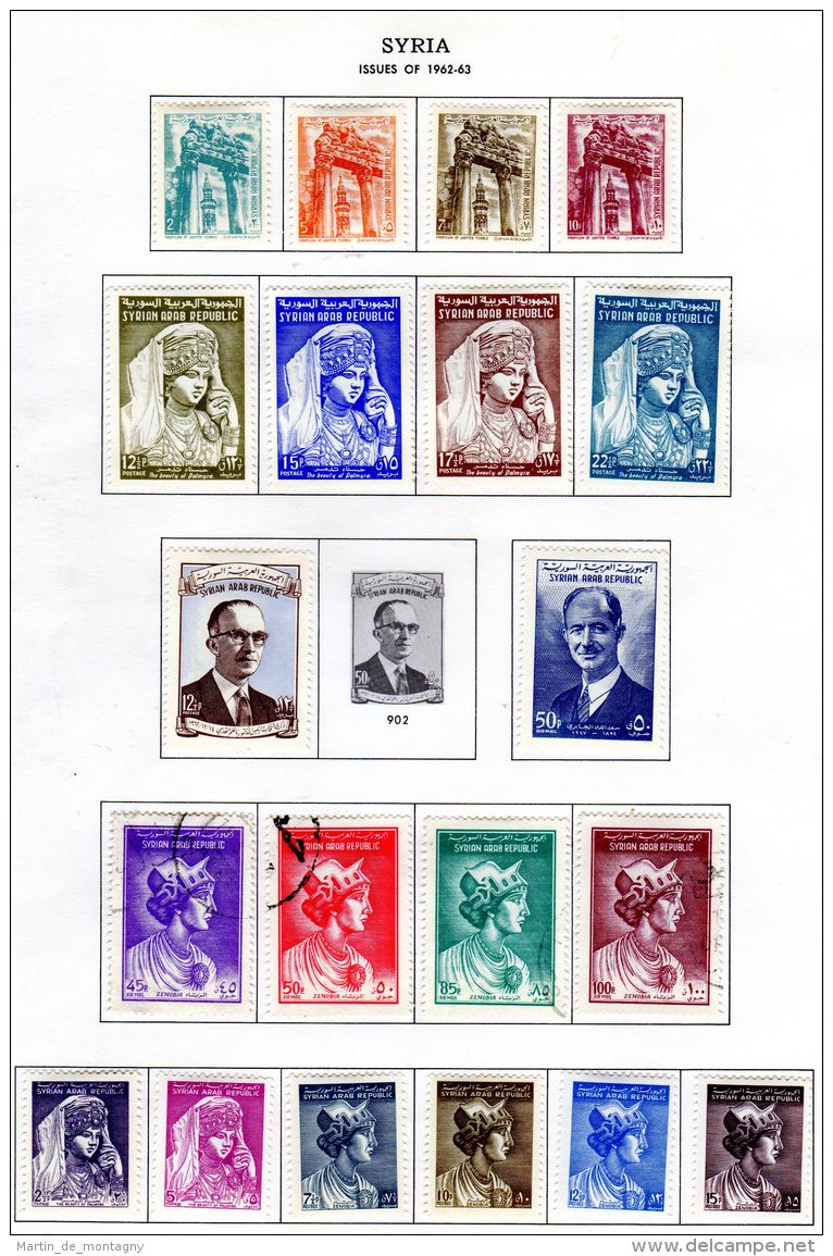 Kleine Sammlung SYRIEN; Von 1961 - 1971, Neu Mit Falz, Postfrisch, Gestempelt, Gem. Scan, Los 49830 - Syrien
