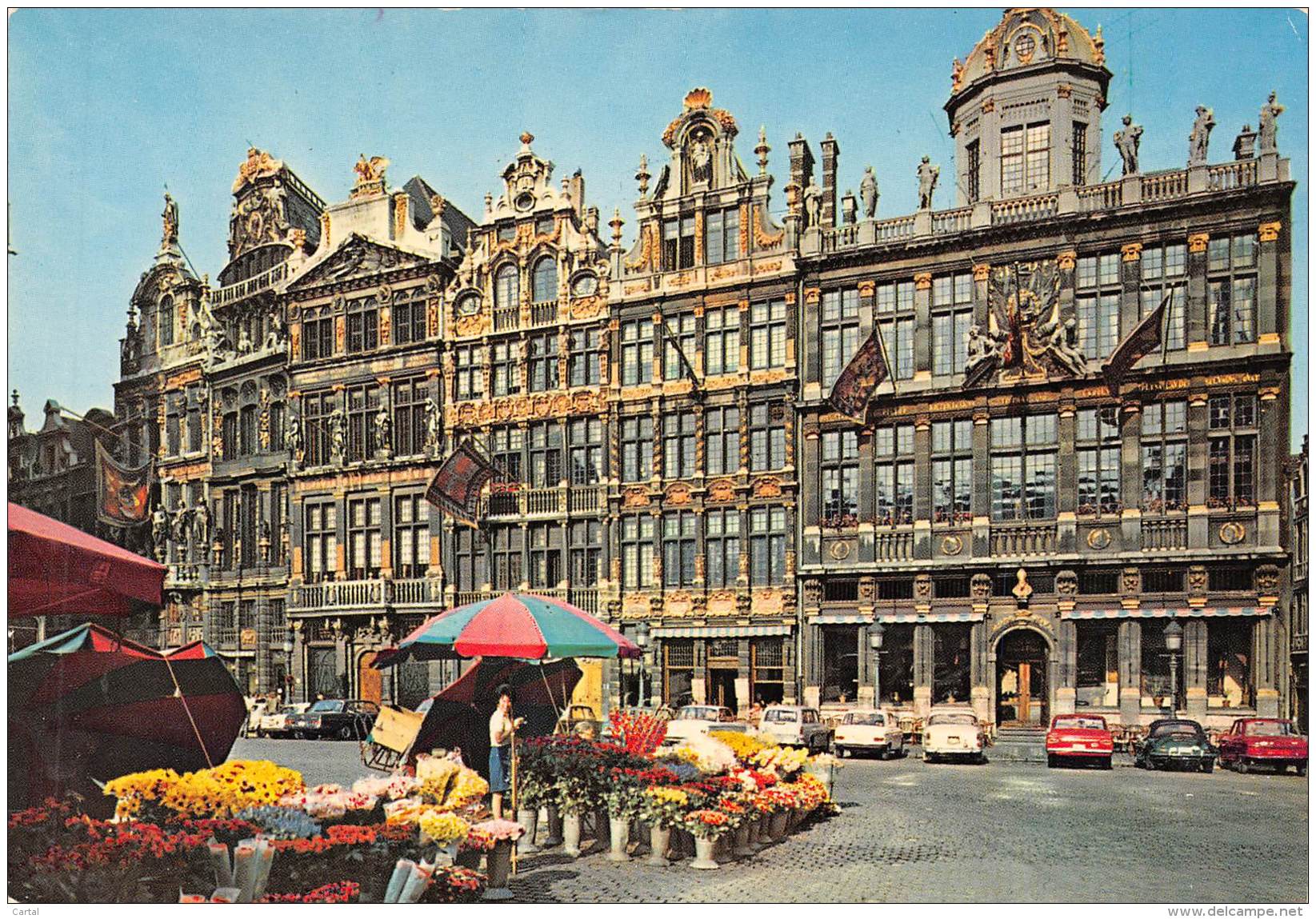 CPM - BRUXELLES - Grand'Place, Roi D'Espagne, La Brouette, Le Sac - Marktpleinen, Pleinen