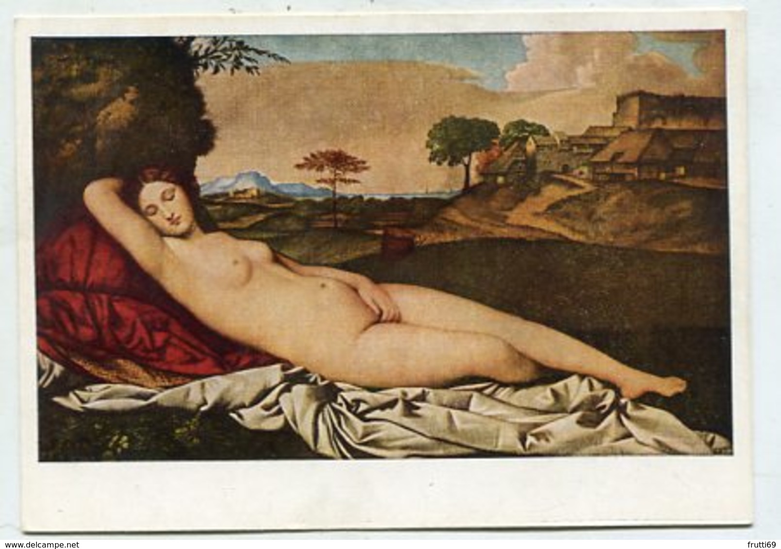 PAINTING - AK 326215 Giorgione - Schlummernde Venus - Malerei & Gemälde