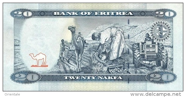 ERITREA P. 13 20 N 2012 UNC - Erythrée