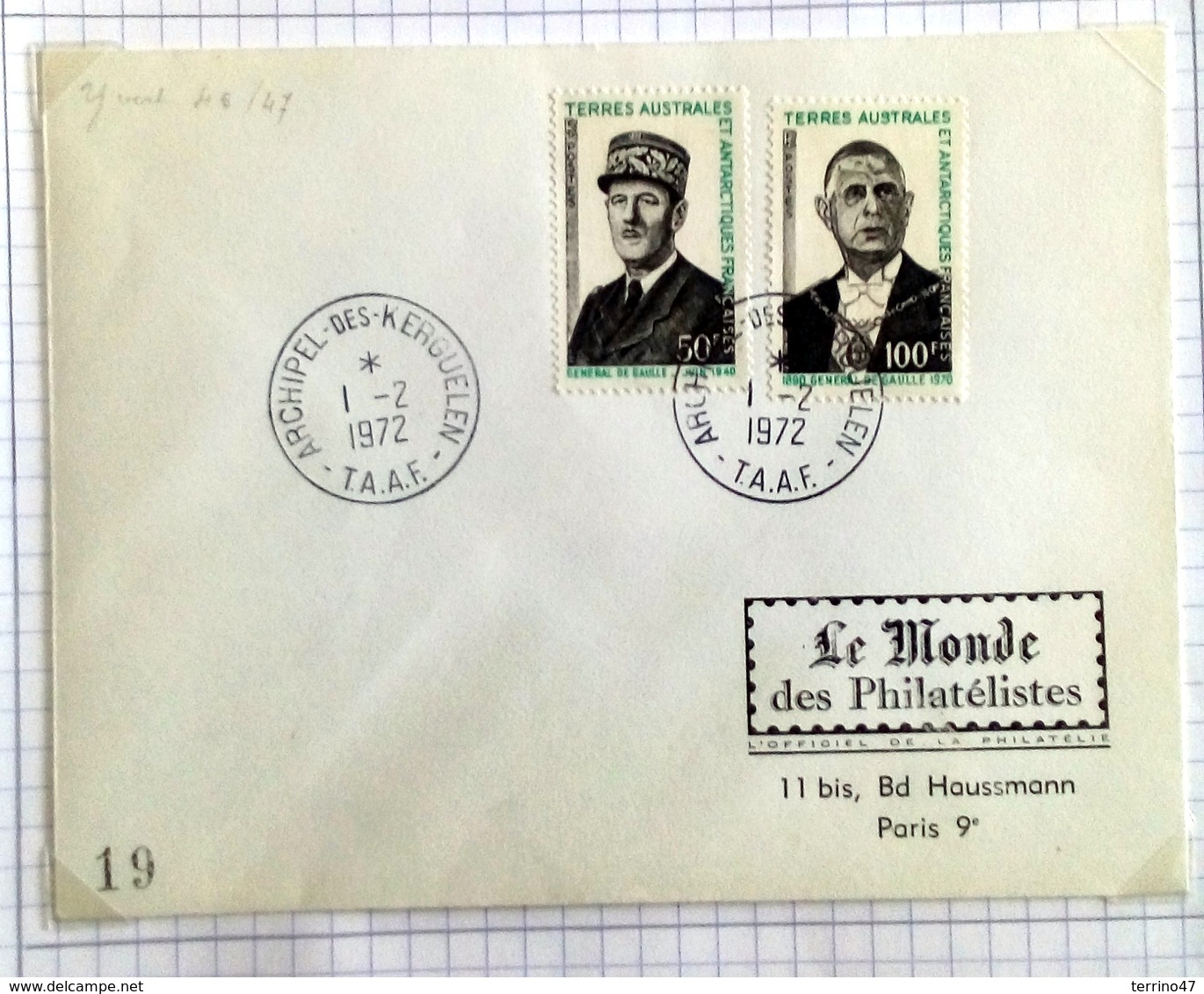 TAAF- ANNIVERSAIRE De La Mort Du Général De GAULLE - Used Stamps