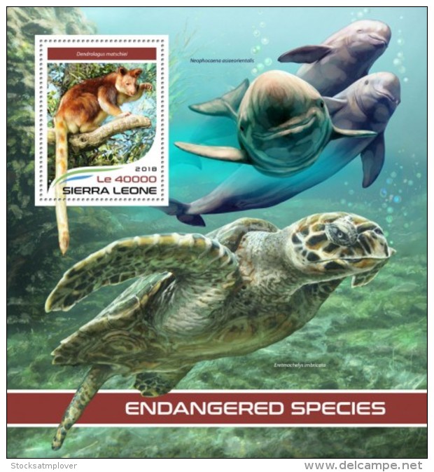 Sierra Leone 2018  S201805  Endangered Species - Sierra Leone (1961-...)