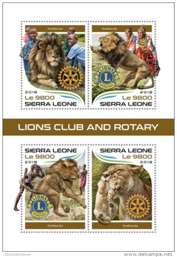 Sierra Leone 2018  Lions And Rotary - Sierra Leone (1961-...)