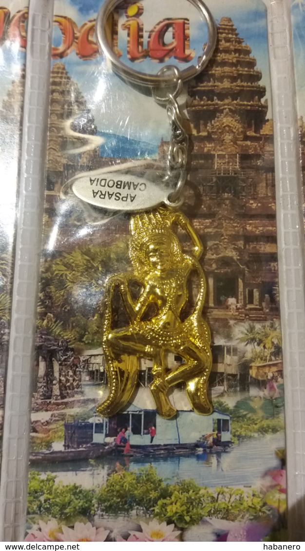 CAMBODIA - ASPARA KEYRING - BRAND NEW (2008) IN RETAIL PACKING - Key-rings