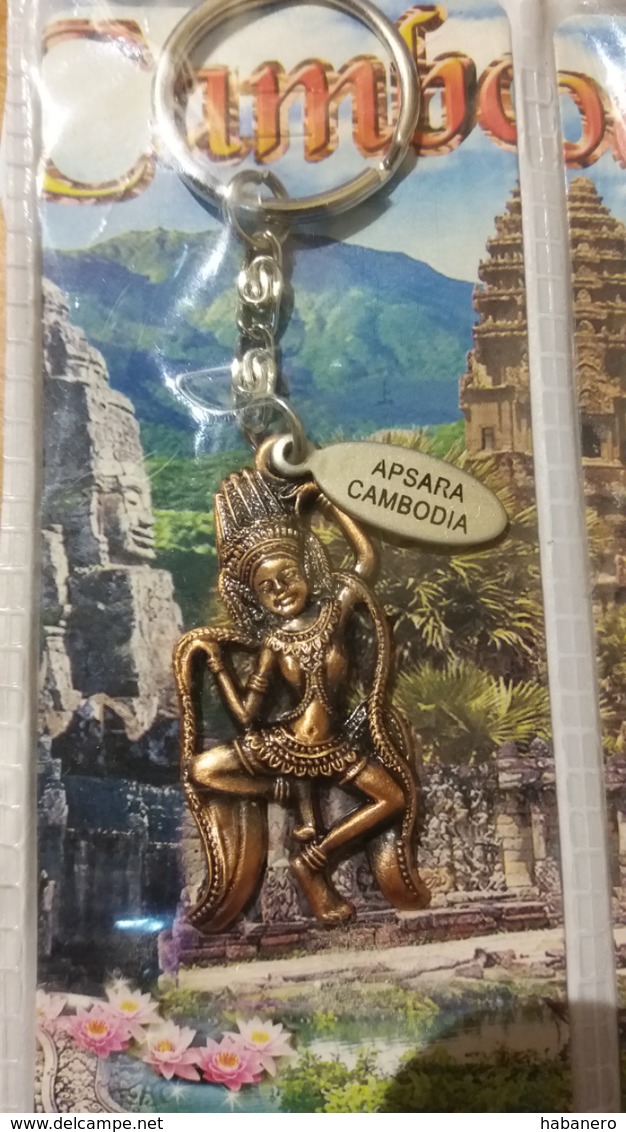 CAMBODIA - ASPARA KEYRING - BRAND NEW (2008) IN RETAIL PACKING - Key-rings