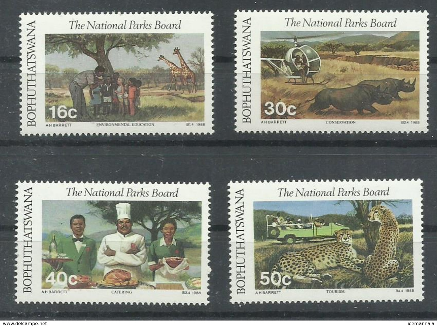 BOPHUTHASWANA  YVERT  202/5   MNH  ** - Bophuthatswana