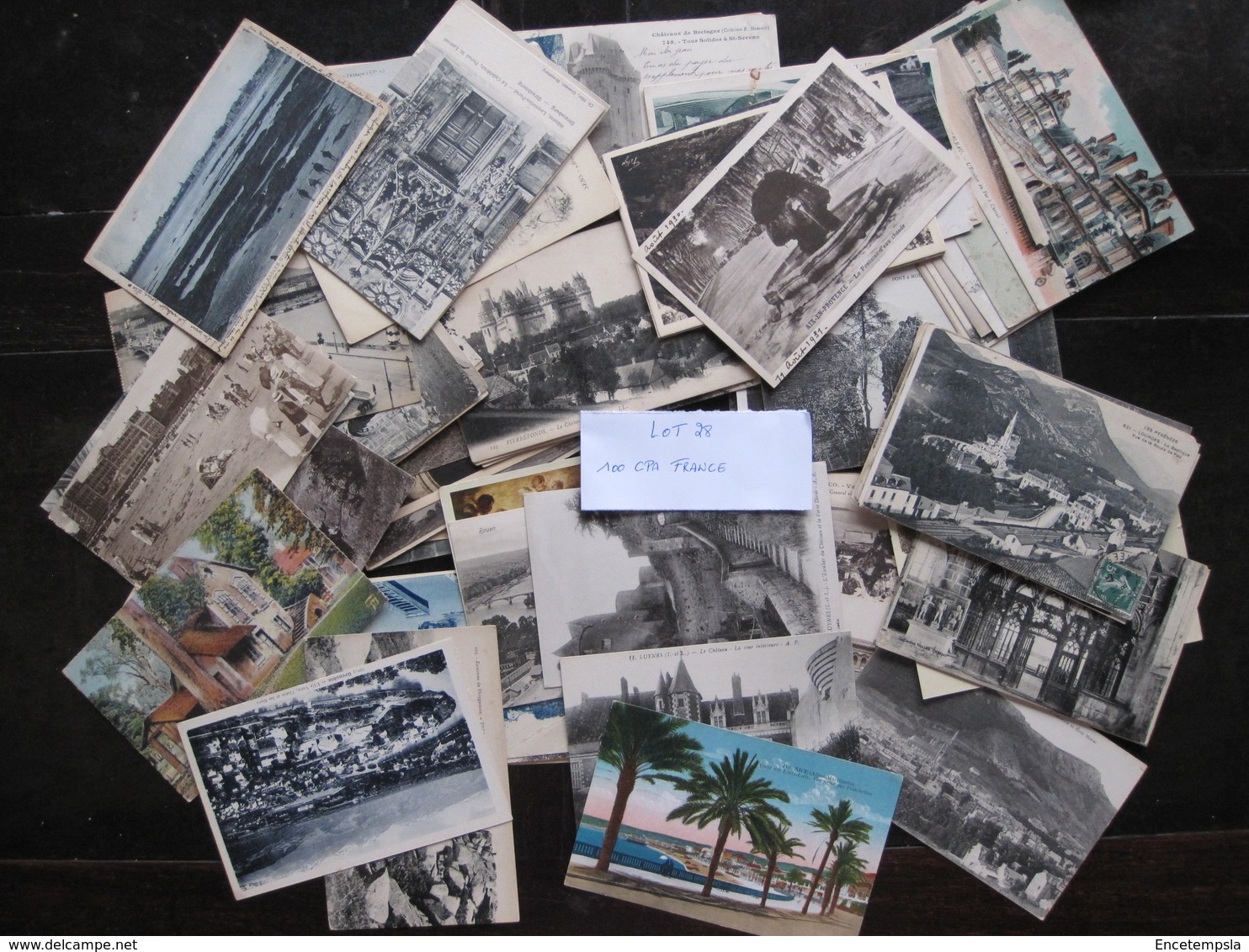 CPA - Carte Postale - Lot De 100 Cartes Postales De France - ( Lot 28 ) - 100 - 499 Cartes