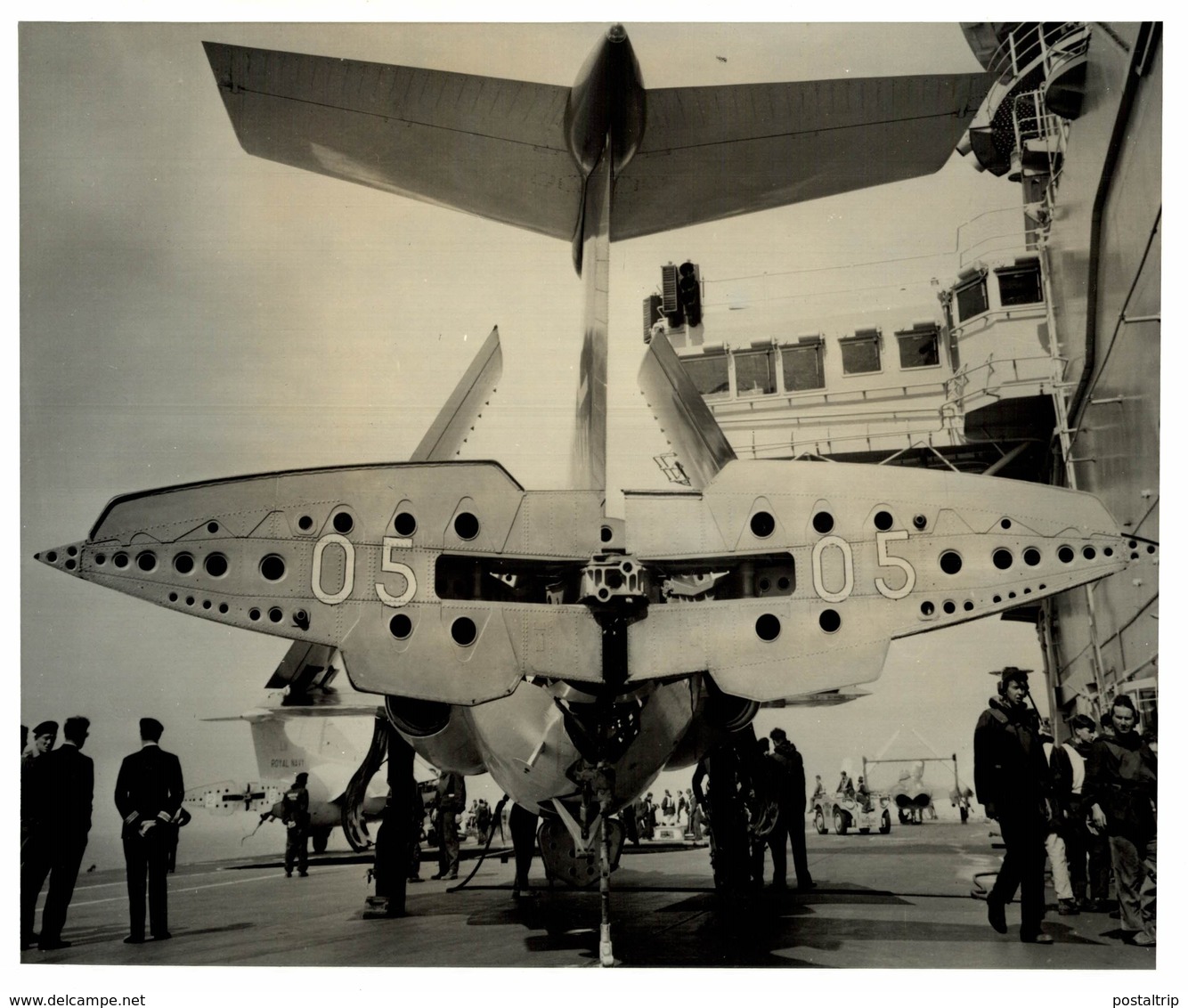 HMS EAGLE ROYAL NAVY  1962 BLACKBURN  BUCCANEER S1  ++25 * 20 CM  BATTLESHIP  Navio De Guerra  Warship - Barcos