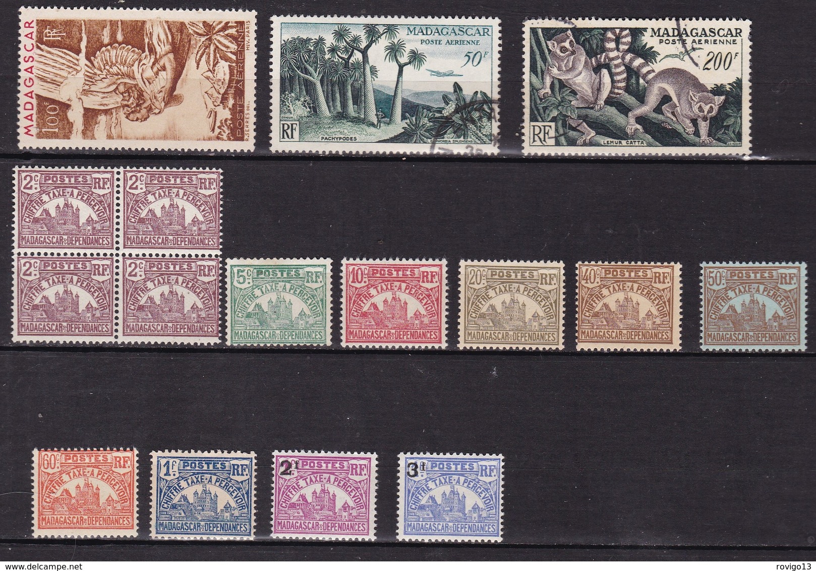 Madagascar, Collection, Quelques Doubles - Cote 310 € - Other & Unclassified