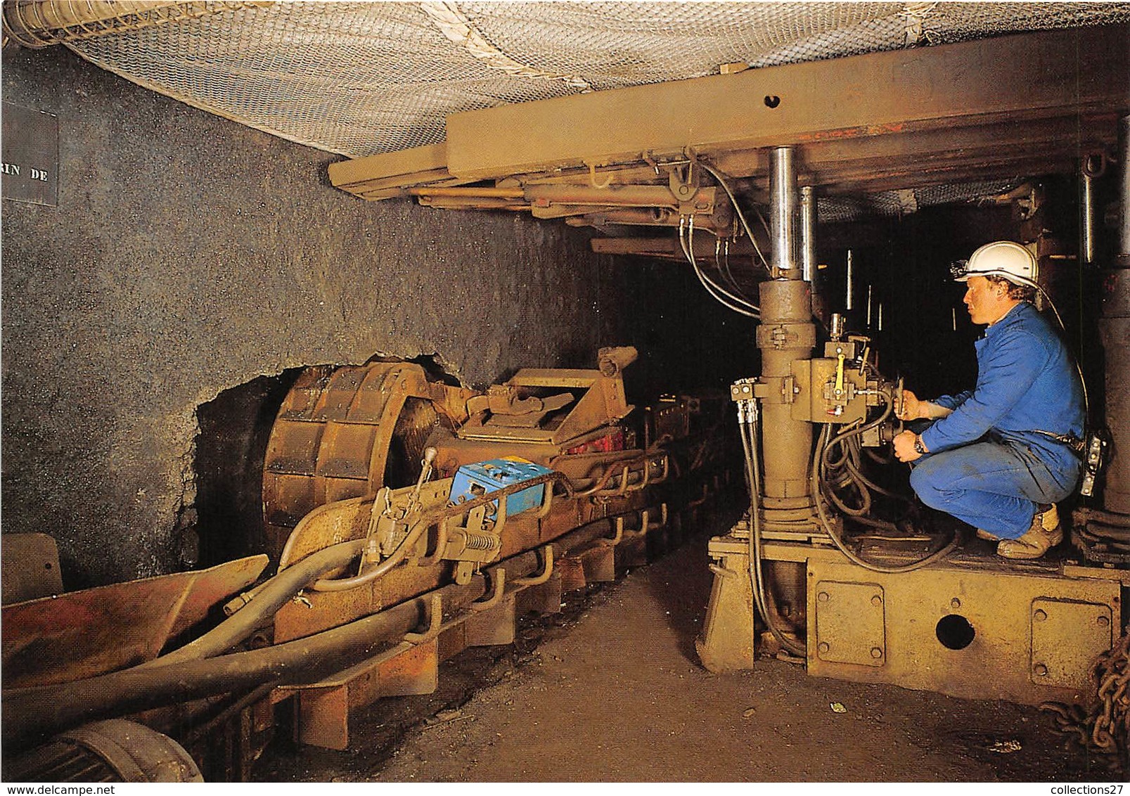 30-ALES- MINE- TEMOIN D'ALES- SOUTENEMENT MARCHANT ET HAVEUSE - Alès