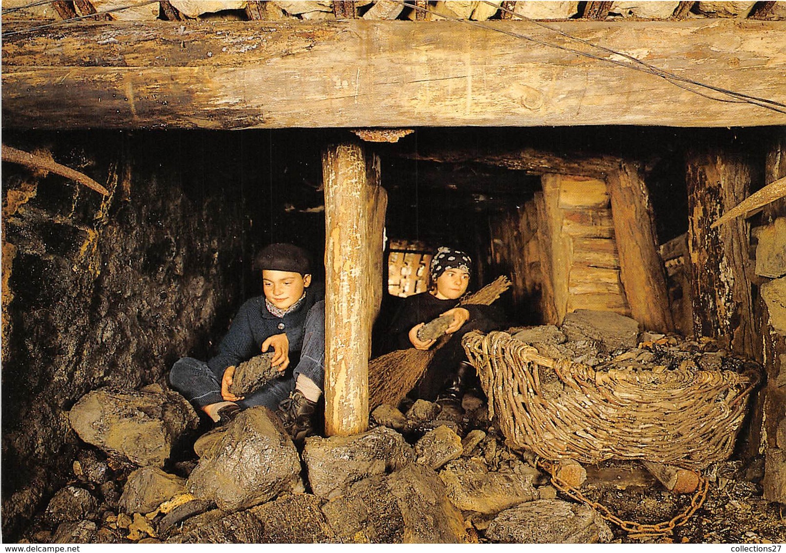 30-ALES- MINE- TEMOIN D'ALES- TAILLE 1880, PIC ET PANIER DE TRAINAGE - Alès