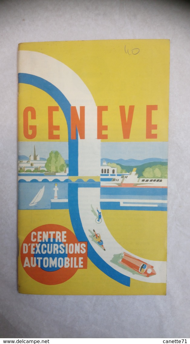 Genève Centre D'Excursions Automobile - Tourism Brochures