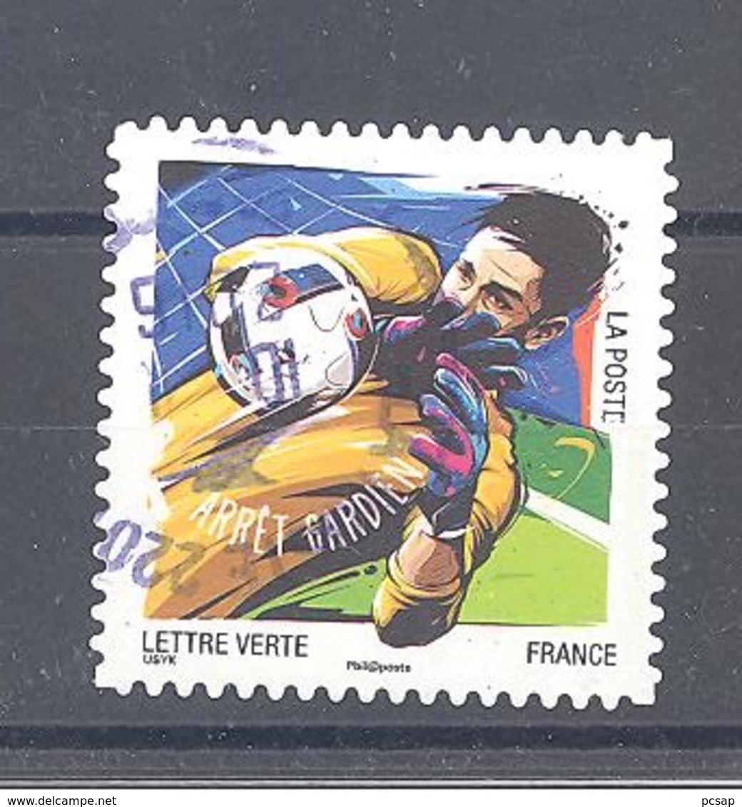 France Autoadhésif Oblitéré N°1284 (Les 10 Plus Beaux Gestes Des Footballeurs) (cachet Rond) - 2010-.. Matasellados