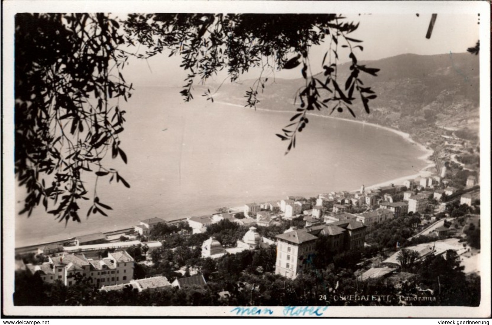 ! Foto Ansichtskarte, Photo Ospedaletti, 1942, Italien, Italy - Imperia