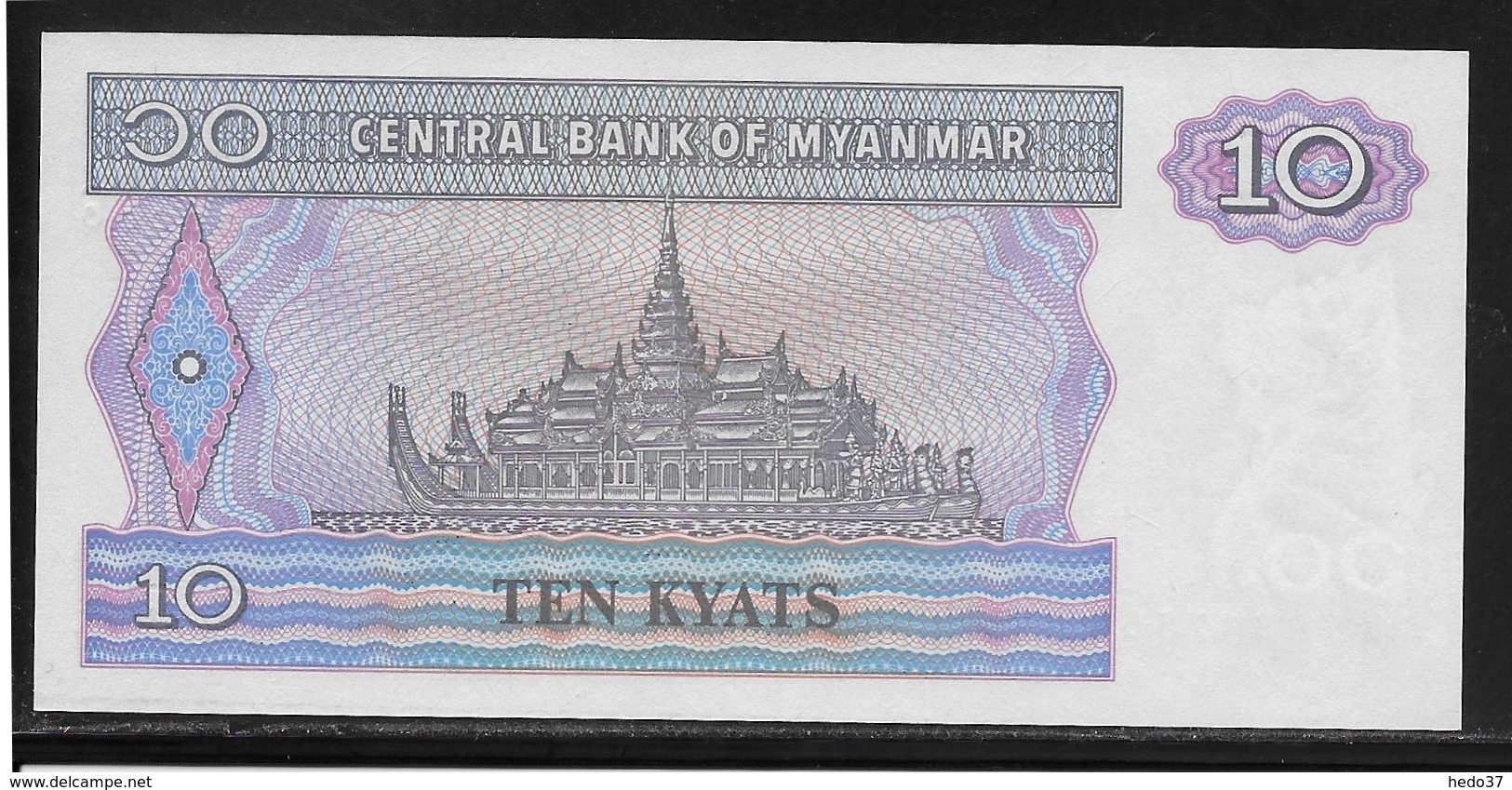 Myanmar - 10 Kyats - Pick N°71 - NEUF - Myanmar