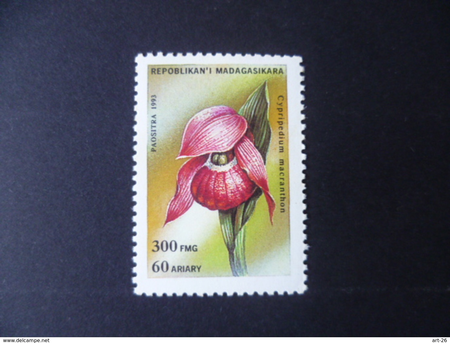 TIMBRE MADAGASCAR    NEUF **  MNH     ORCHIDEE - Orquideas