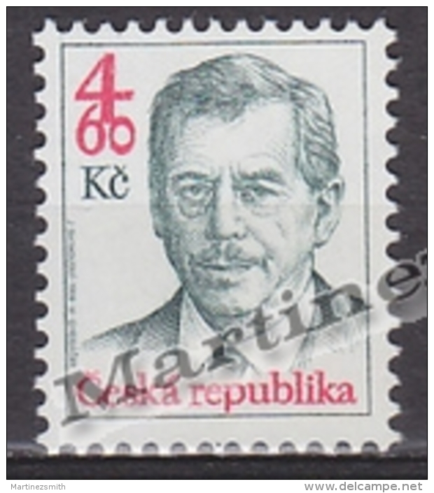 Czech Republic - Tcheque 1998 Yvert 164 Definitive, President Vaclav Havel -  MNH - Nuevos