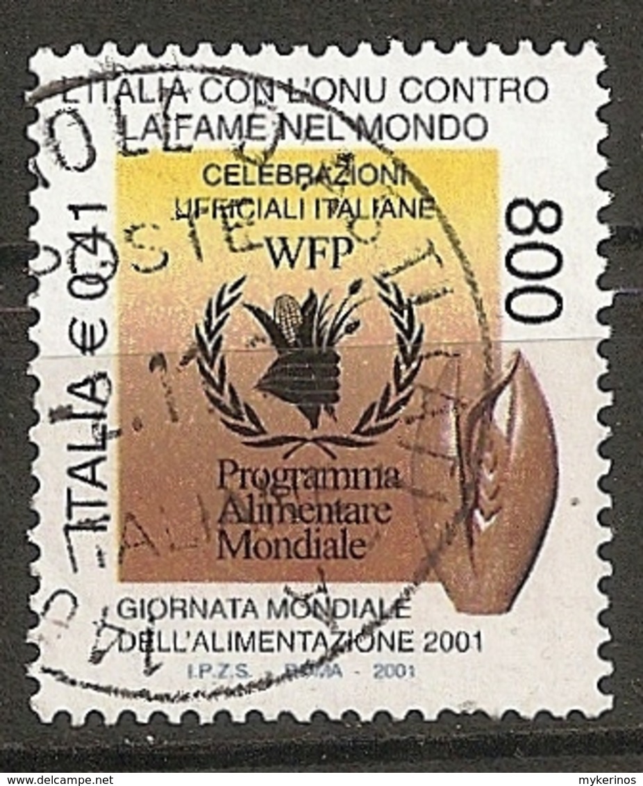 Italy  - 2001 - World Food Day - MI #2795  - Used - 2001-10: Used