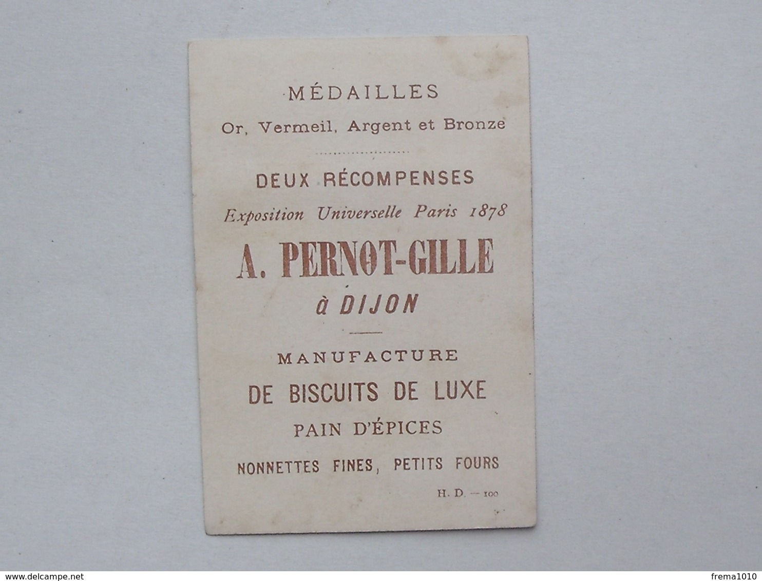 CHROMO Biscuits PERNOT GILLE: Série GRAPHOLOGIE La PERSE - Zend Sanskrit Persan - Monnaie - DIJON - Pernot