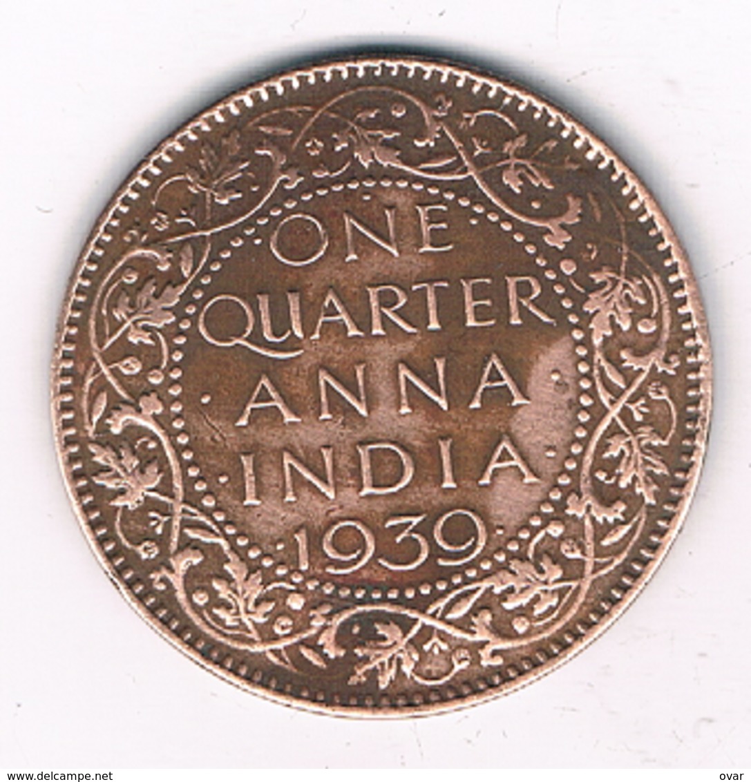 1/4 QUARTER 1939 INDIA /3478G/ - Inde